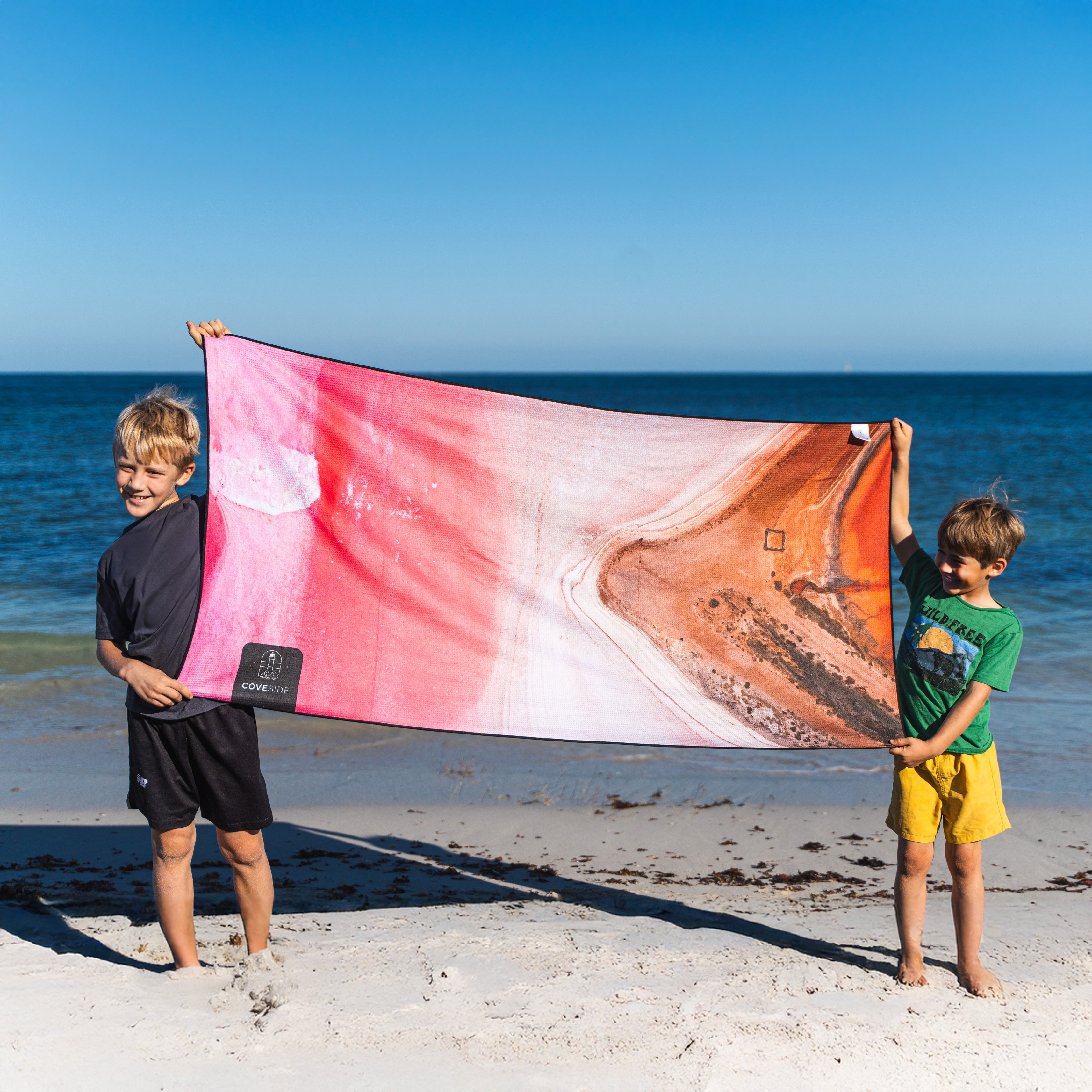Kalbarri Beach Towel - The Pink Lake (Port Gregory)